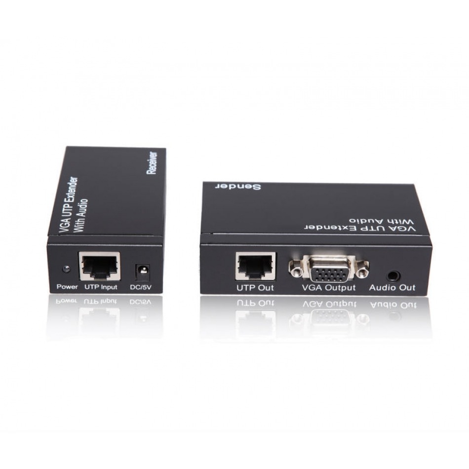 Extender VGA UTP TX over Cat5e/6 with Audio - Imatge 3