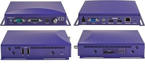 XD1230 Standard I/O Player 1080p60, UHD 2160p30 Upscaling BrightSign