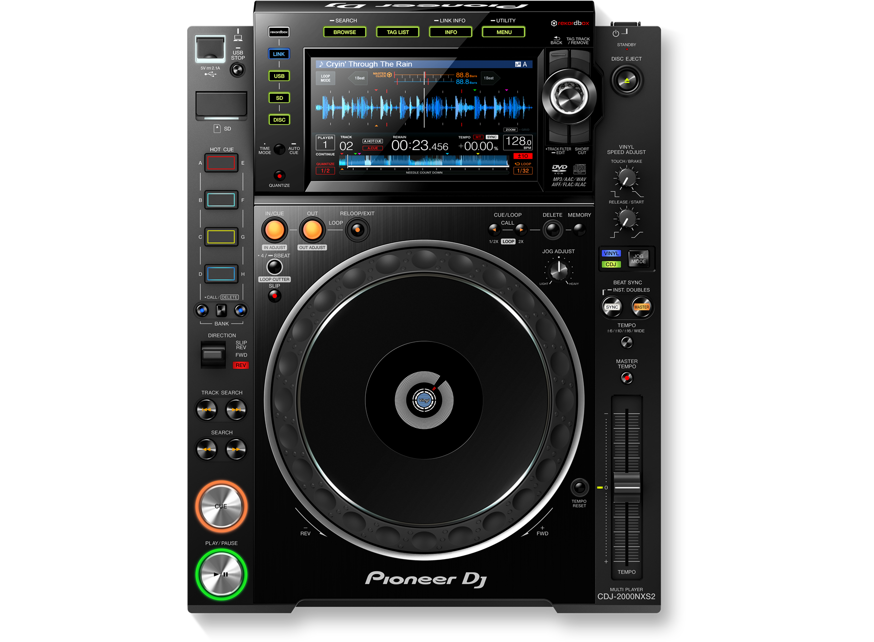 Pioneer CDJ2000 NXS2 Tabletop CD Player