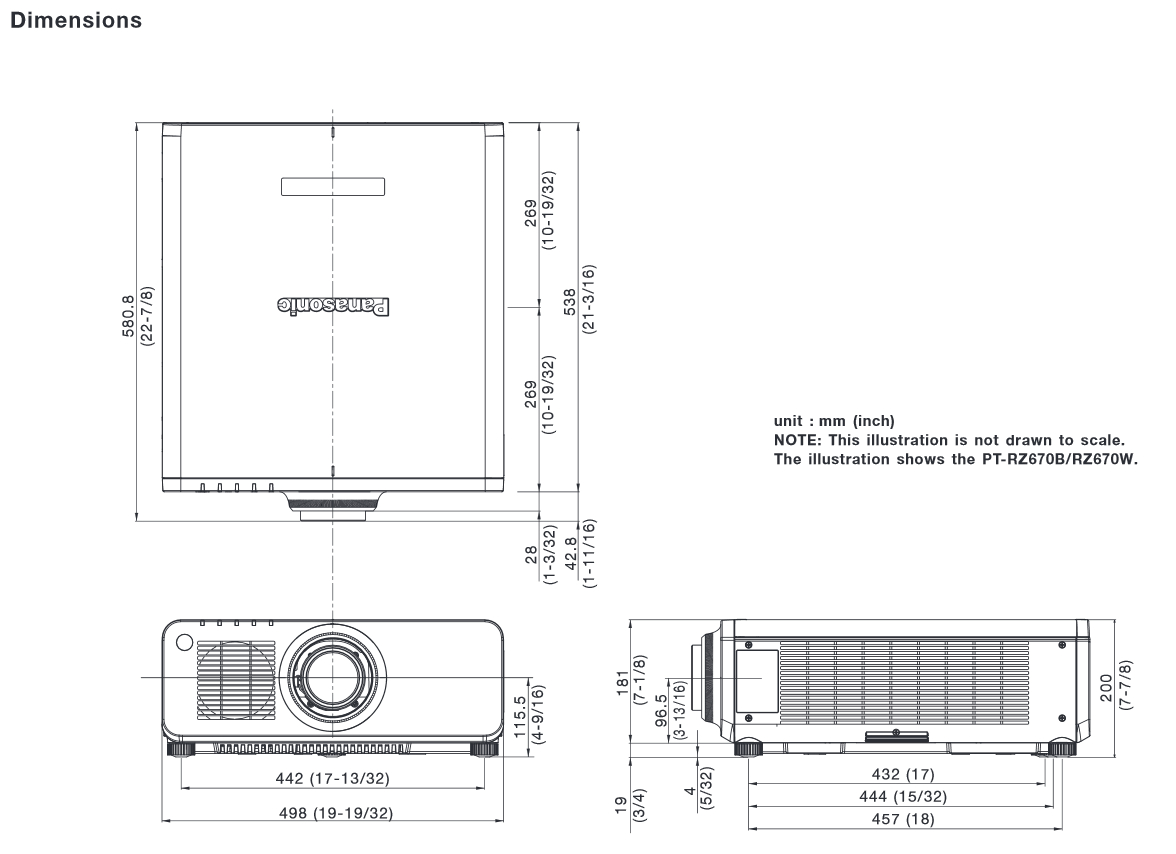 Panasonic PT-RZ670 6K5 Lm 1 Xip DLP WUXGA Làser - Imatge 3